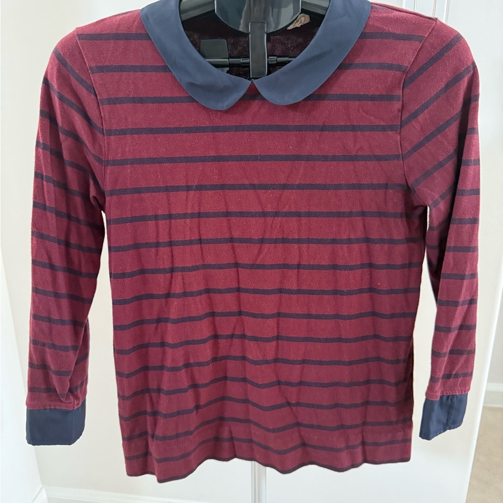 J. Crew Dark Blue Top